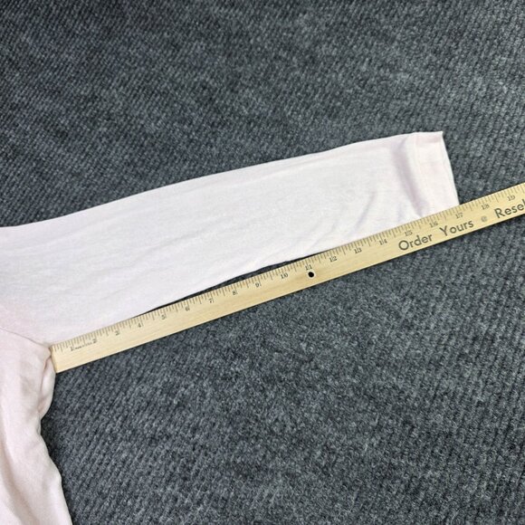 J Jill Cardigan Women M Light Pink Open Front Lightweight Sweater Office Casual - Picture 11 of 12